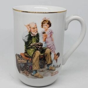Vintage Norman Rockwell The Cobbler Mug